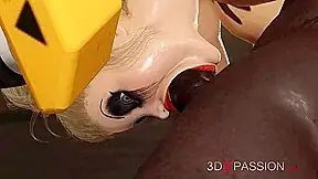 Sexy blonde loves a hard fucking in restraints