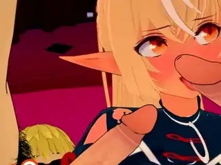 Daring elf gives in to her obsession with cocks