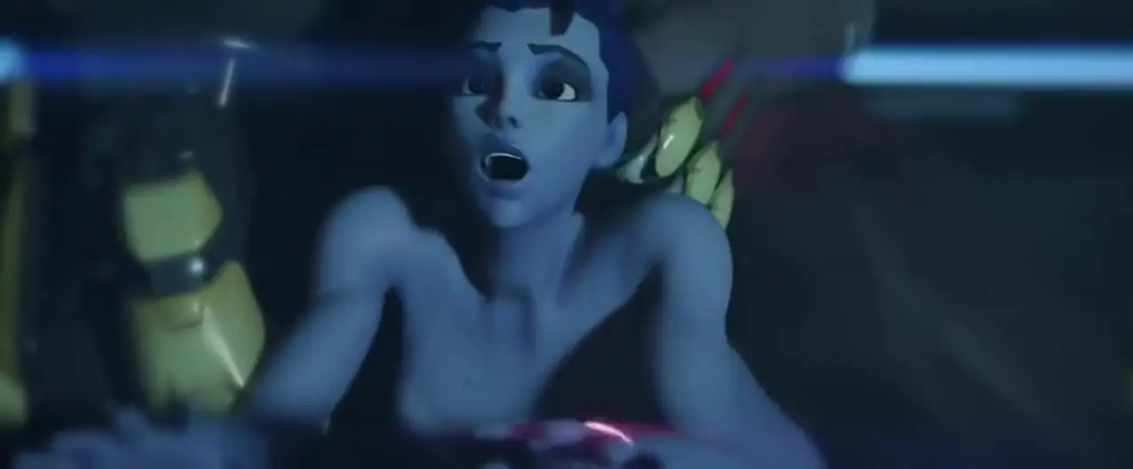 Widowmaker Fucked From Behind In Bondage
