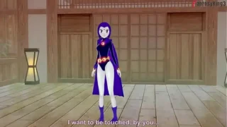 Raven bikini blowjob | 1 |Titans | Full & POV on Sheer & PTRN: Fantasyking3