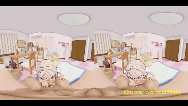 vr180 mmd uimama Nude BlowJob 3d hololive