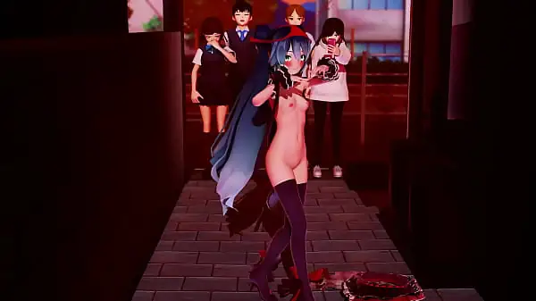 Hatsune Miku Dared To Strip In Public – Apple Pie MMD by Stranger MMD