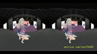 vr180 mmd Gura dance 3d hololive