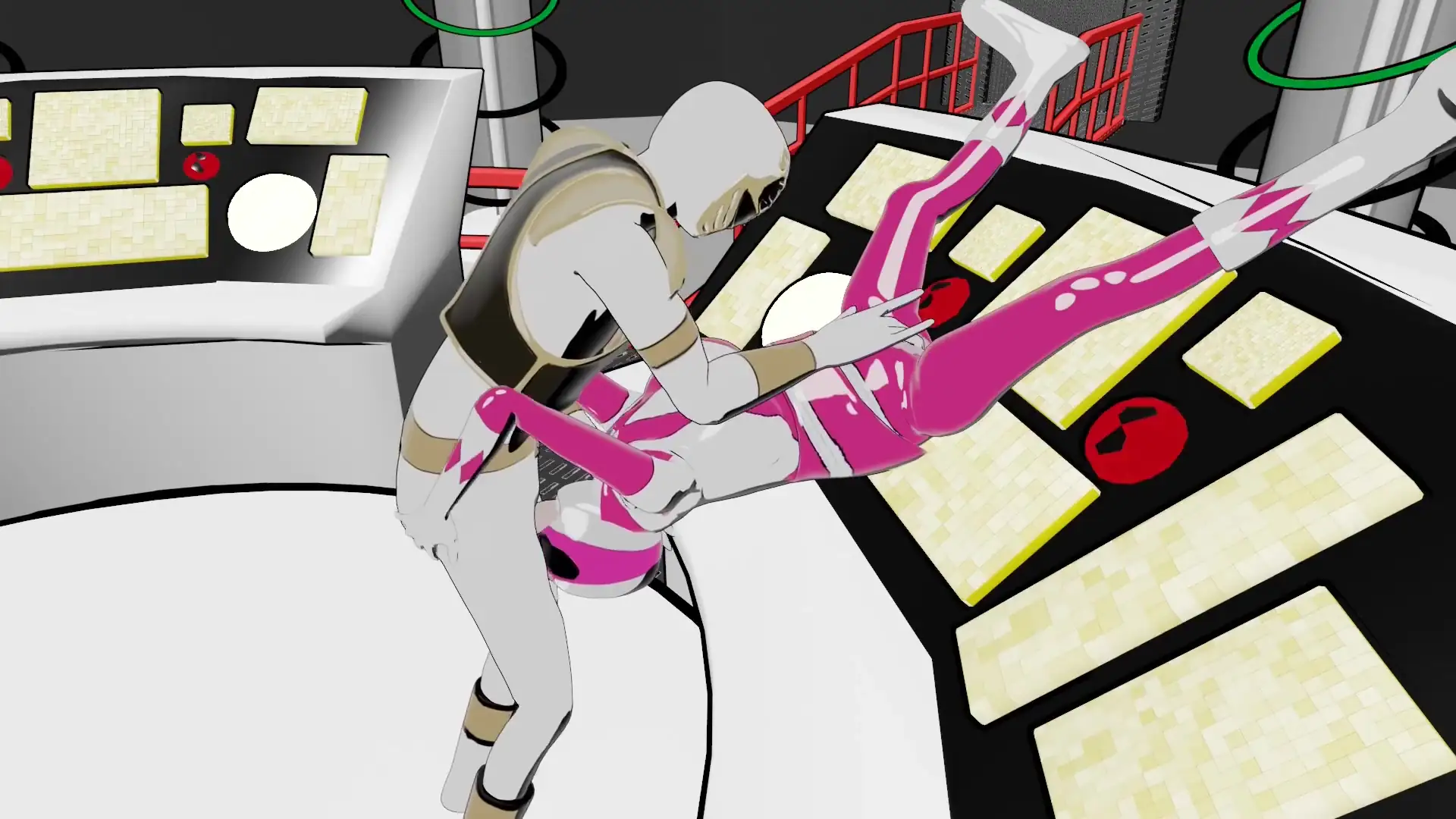 Ranger Gets Fucked And Facefucked By White Ranger